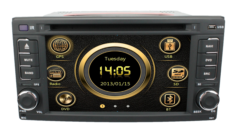 DVD do carro para SUBARU FORESTER (2008-10) ST-8206