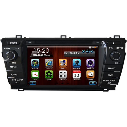 DVD do carro para Toyota Corolla cardvd 2014 ST-7072