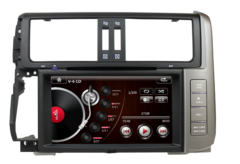 Toyota Prado carro DVD audio 2012 ST-8205