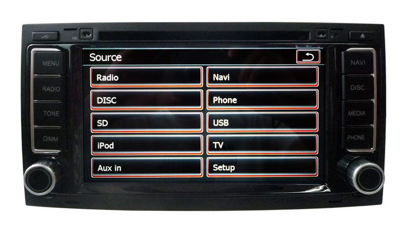 Car DVD for VW cardvdwholesale ANS710