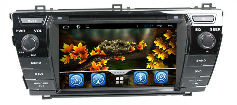 Android 7.1 Car DVD Toyota Corolla 2014 (ST-7072C)