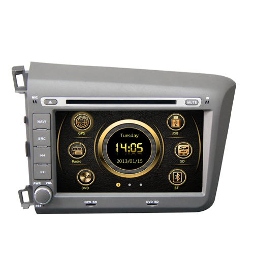 DVD do carro para Honda Civic Car Multimedia System 2012 ST-8006