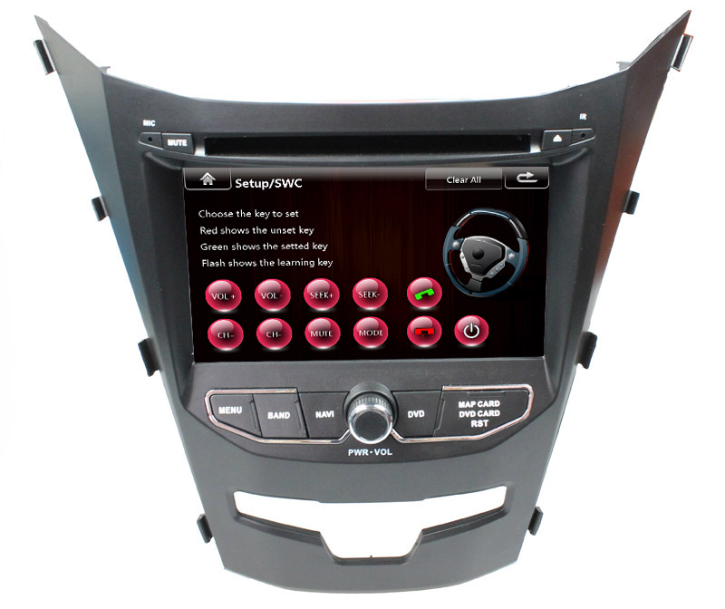 DVD do carro para ssangyong Korando 2014 ST-9082