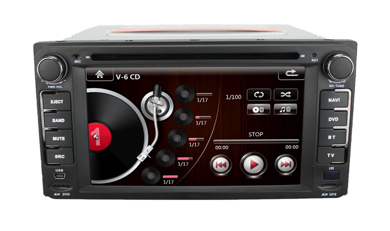 Toyota unveisal Autoradio Auto-DVD-ST-8317