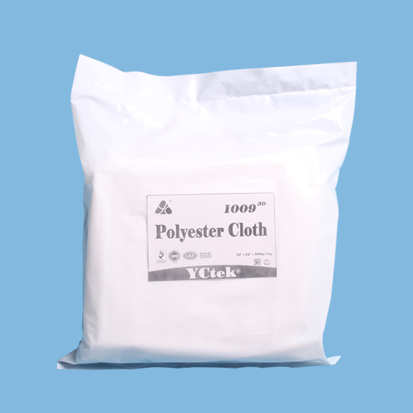 100% Polyester Double Knitted Class 100 Cleanroom Industrial Wipes
