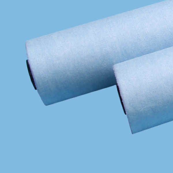 55% Woodpulp 45% Polyester ผ้าเช็ดผ้าอัตโนมัติสำหรับเครื่อง