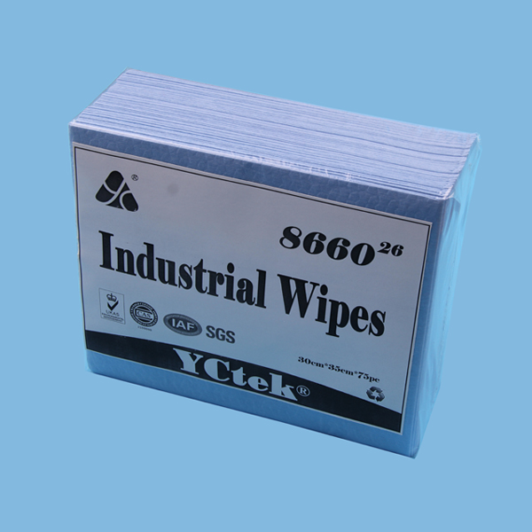 70% Cellulose 30%Polyproplene Nonwoven Material for Heave Duty Industrial Clean