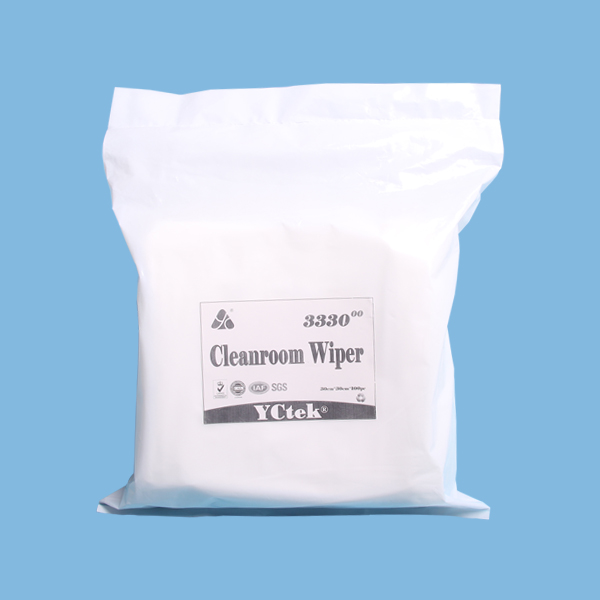 100 % fibres polypropylène pelucheux Cleanroom chiffon d’essuyage 9'' * 9''