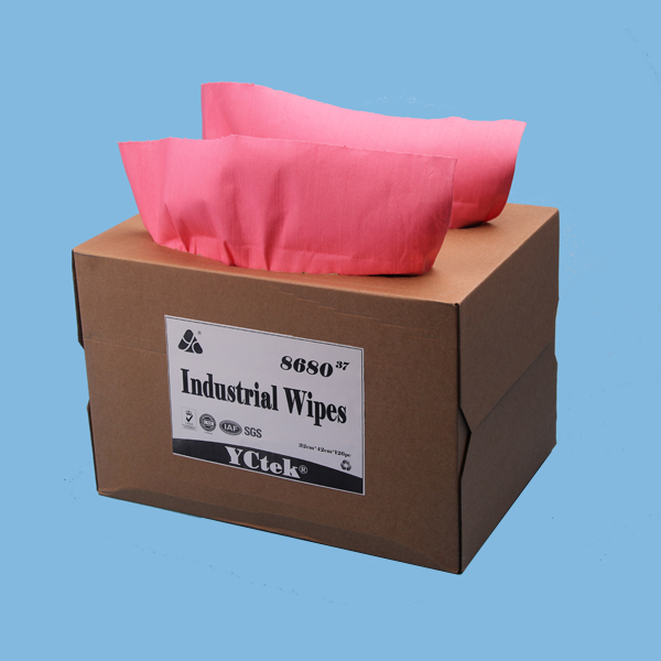 Jetables 70% bois 30% polypropylène non-tissé tissu de nettoyage industriel