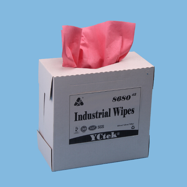 Fabricant non tissé jetable de lingettes pour le tissu de nettoyage industriel