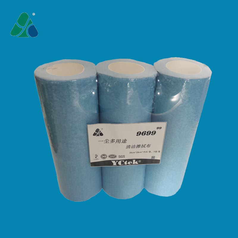 Factory Sale Widely Used Home Clean Affordable Pack 3 rolls/pack blue