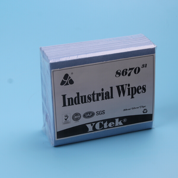 High Absorbent 70% Cellulose And 30%Polyproplene Non Woven Fabric Wipes