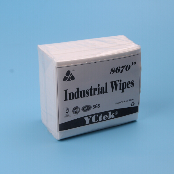 Non Woven Fabric Wipes Cellulose And Polyproplene With High Absorbent