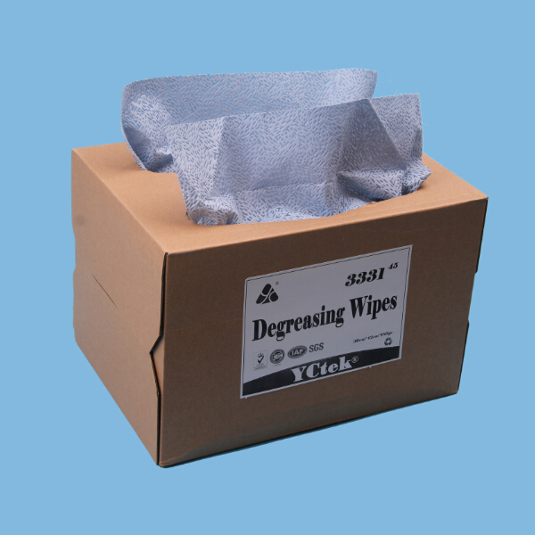 Toalhetes de tecidos não tecidos com alto absorvente de óleo de lixívia de desengraxamento