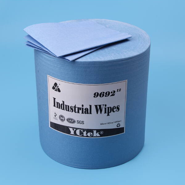 Tessuto non tessuto industriale salviettine detergenti, 500 pz/roll, 4rolls/cartone