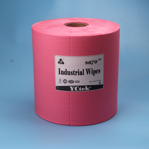 Super Absorbent Wood Pulp Cleaning Paper Wipes Durable
