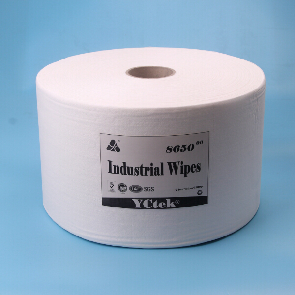 Lingettes de nettoyage générales durables de Woodpulp et de polypropylène avec l'absorption élevée
