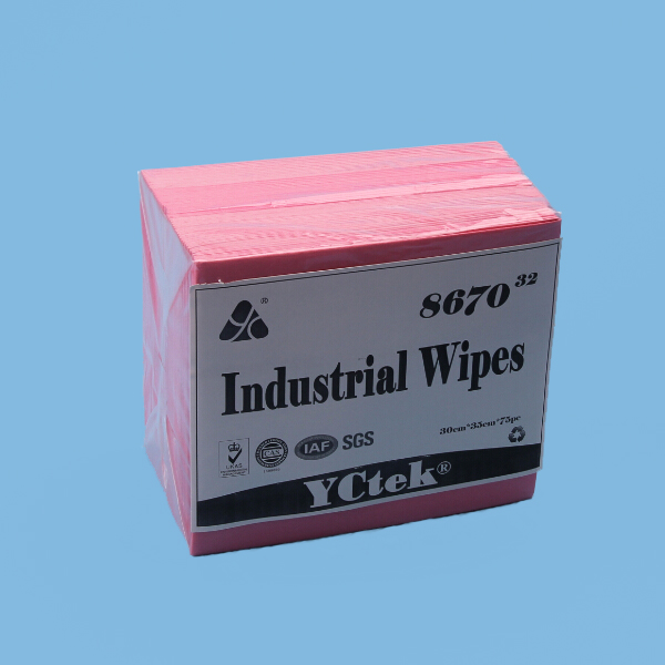 YCtek70 Wood Pulp Polypropylene Nonwoven Fabric Cleaning Wipes,100pcs/bag