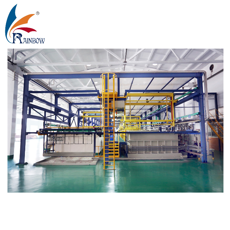 工业组件阳极氧化生产线辊板板板和提升的升降机