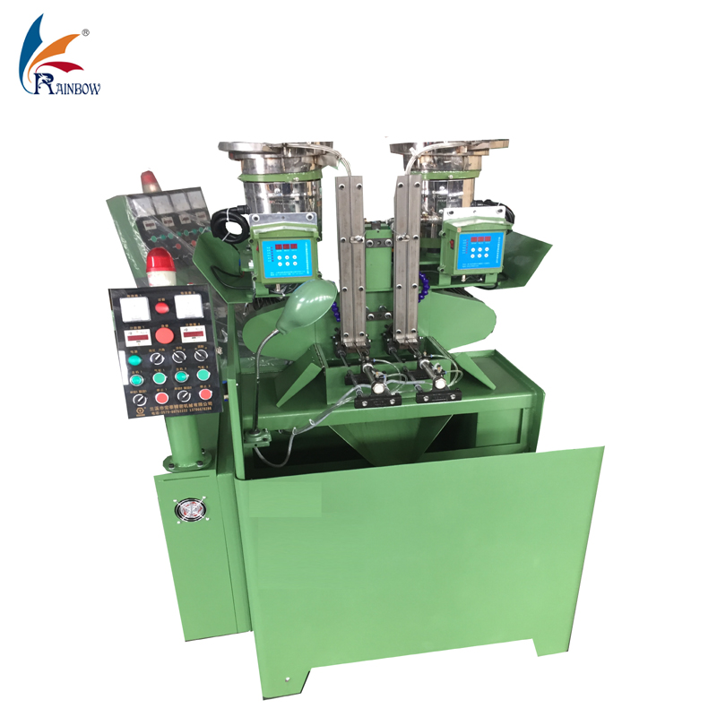 Full automatic nut tapping machine for heavy nuts 4 spindle