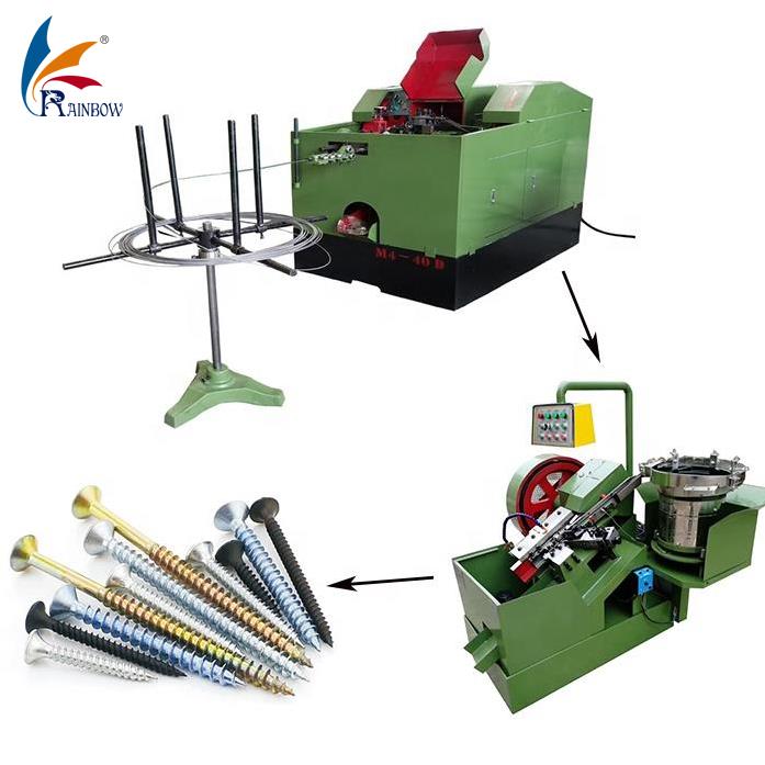 Full automatic screw making machine for self drilling screws