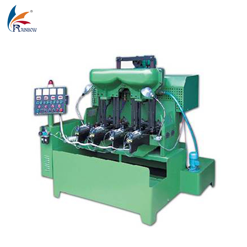 Flexible and automatic  nut  tapping  machine for bolts and nuts  Dual servo nut tapping  machine 4 spindle