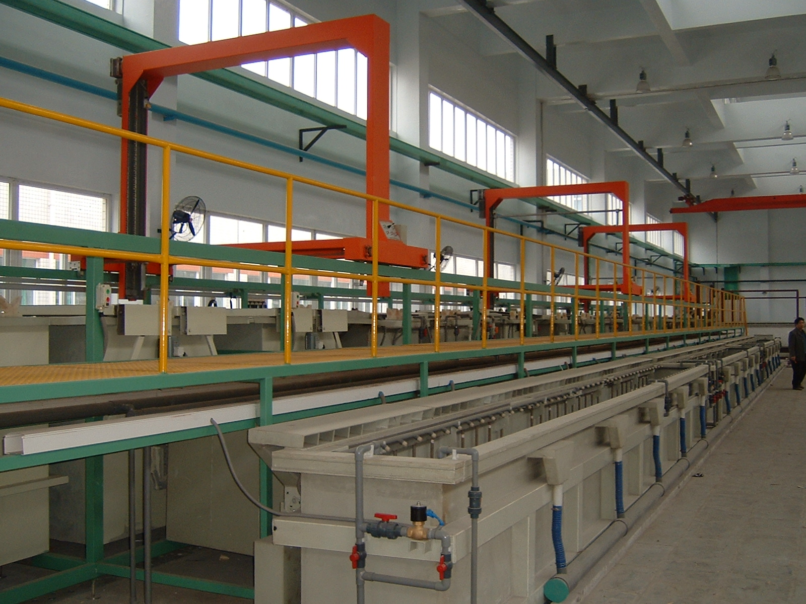 Indusrtry çinko kaplama tesisi sistemi üretim hattı