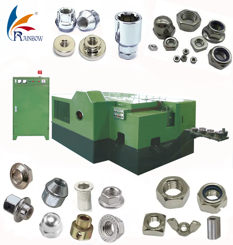 Chinese Rainbow brand nut making machine for hex nuts