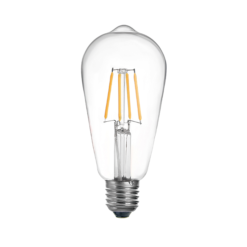 Classic ST64 LED filament bulbs 6.5W