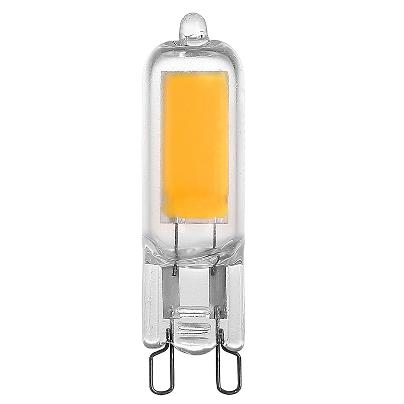 Vol glas G9 COB LED-lampen 2W