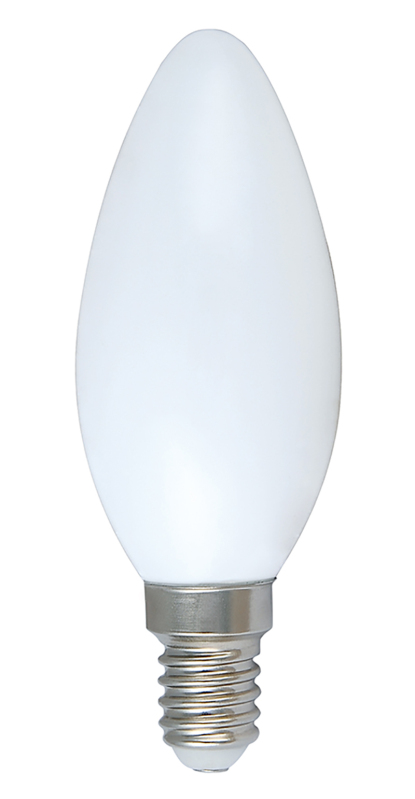 Lámparas LED de vidrio completo de la vela C35 4W
