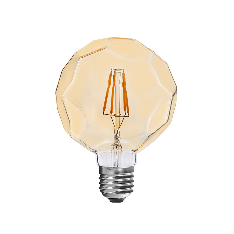 Vintage LED filament bulbs Football 4W