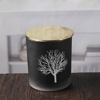 Black glass candle holder votive candle holder wholesale