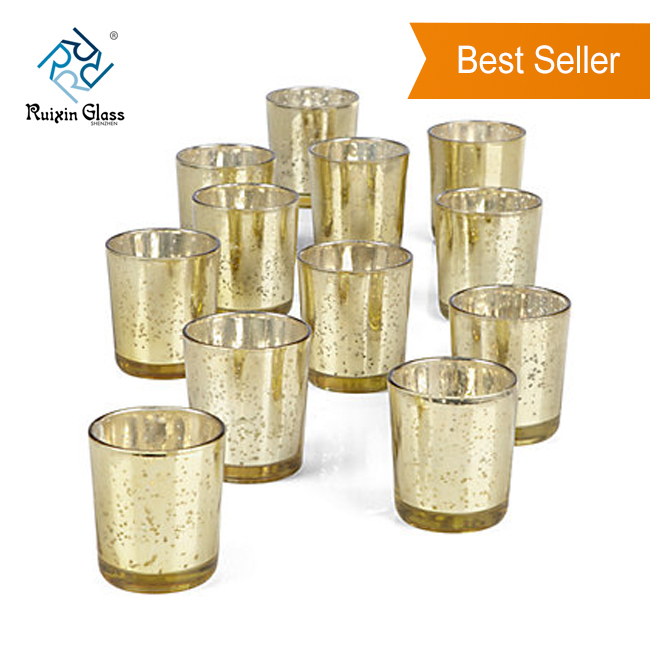 CD005 New Hot High Quality Large Capacity High White Glass Decorative Candle Holder For Banquets