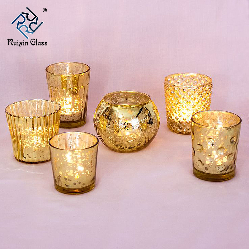 CD012 Mejor Venta Bajo Precio Personalización Rose Gold Candle Holder Fabricante en China