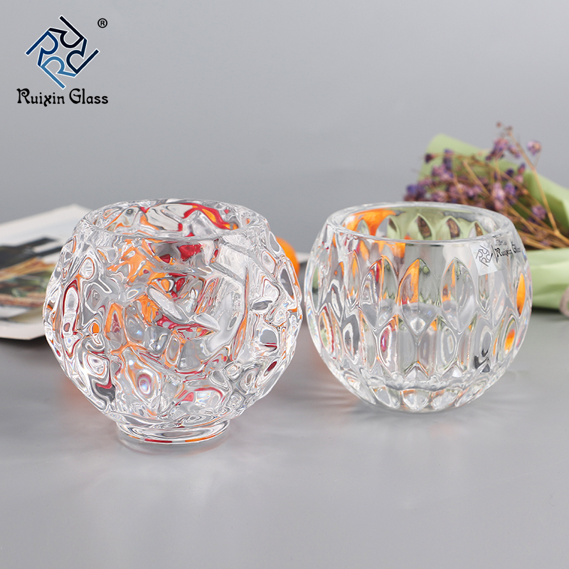 Castiçal de cristal criativo para bar de casamento