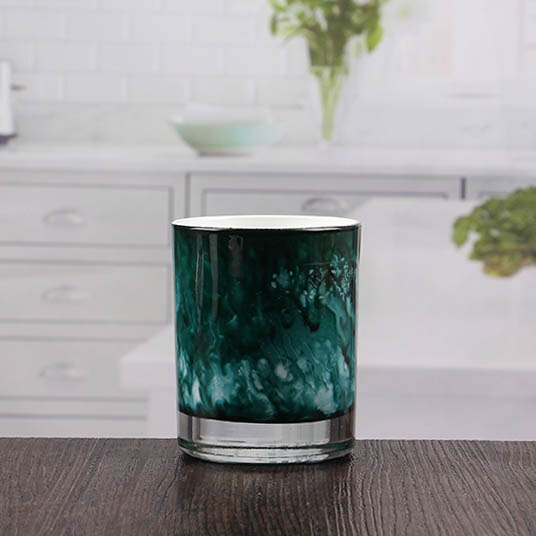 Wholesale cyan low candle holders votive cups for candles