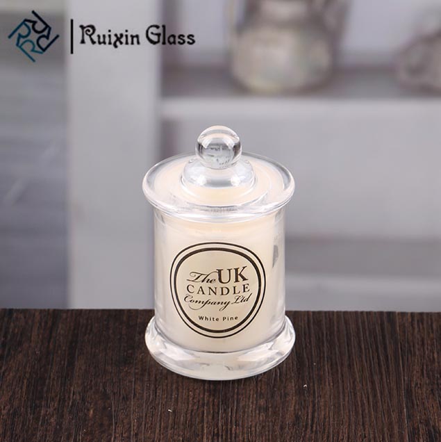 Wholesale glass votive candles small candle jar with dome lid