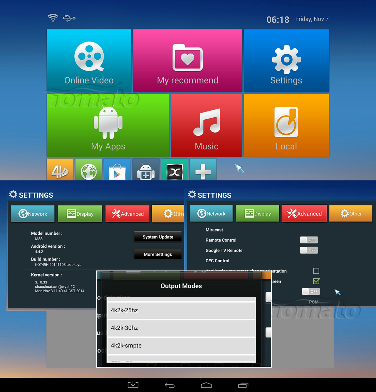 Quad Core TV Box Amlogic S812 Dual Band Wifi Android TV Box TM8S
