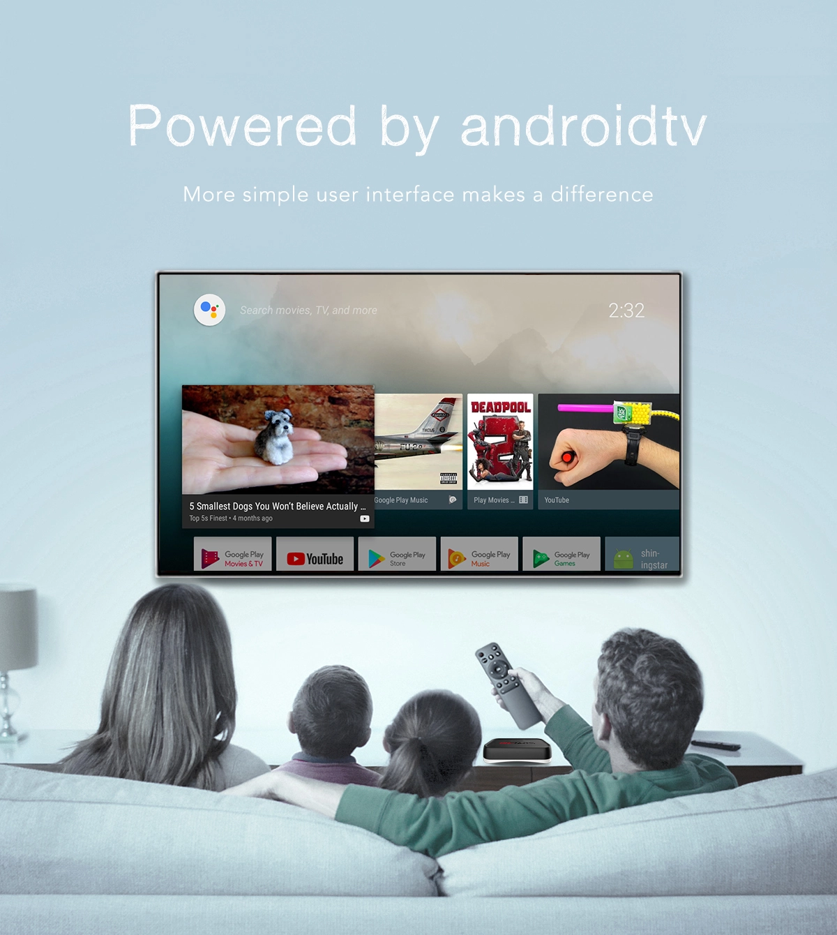 Google TV Box Amlogic Chip with Google TV OS