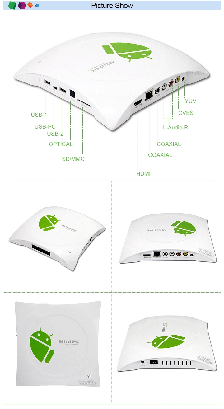 Google TV Box Android 4.0.4 media player  android tv box M3H