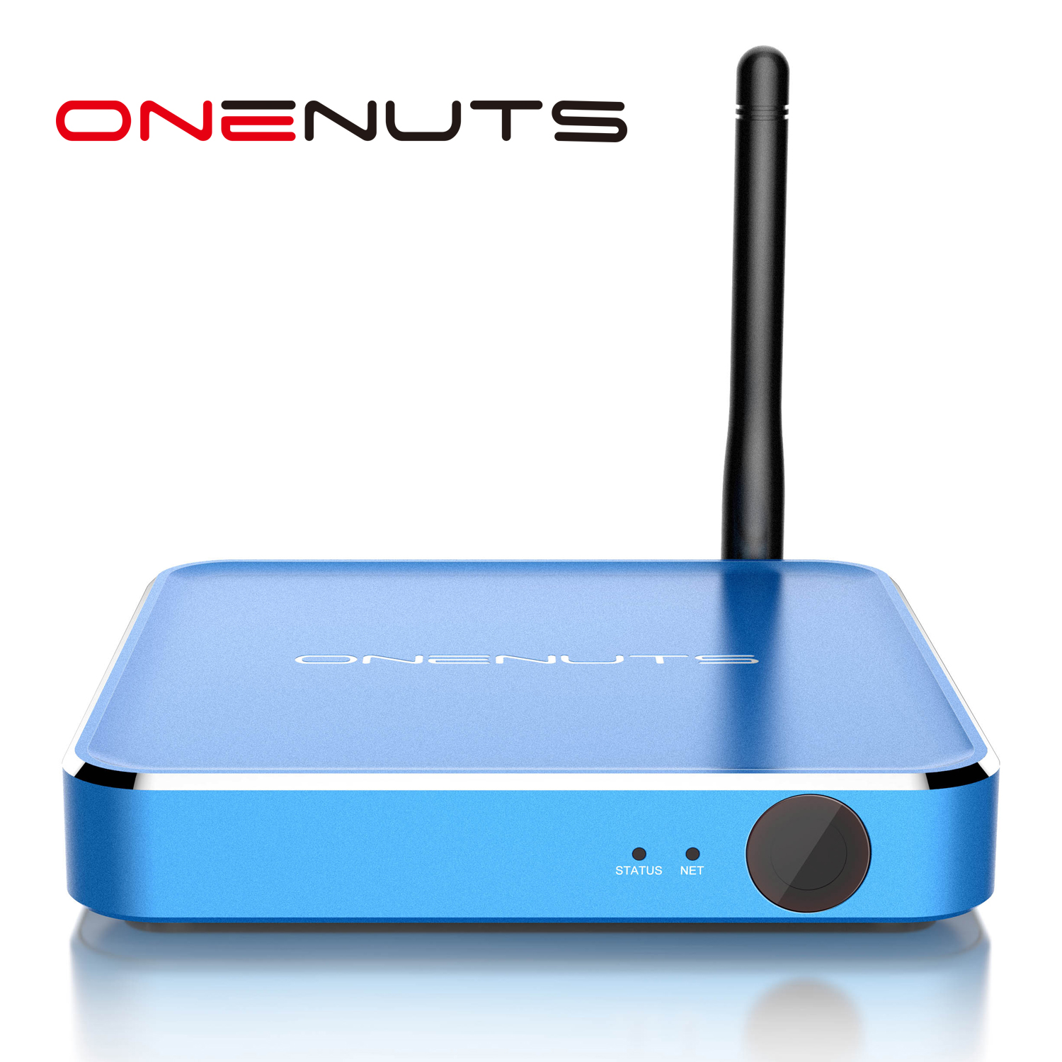 2-in-1 Octa-Core-Streaming-Mediaplayer & Spiel Android TV-Box mit Android 6.0 Marshmallow 2G DDR3 16G eMMC Dual-Band-AC WIFI-Unterstützung von KODI YouTube Netflix Facebook und vielen mehr - Onenuts Nut 1 Blue