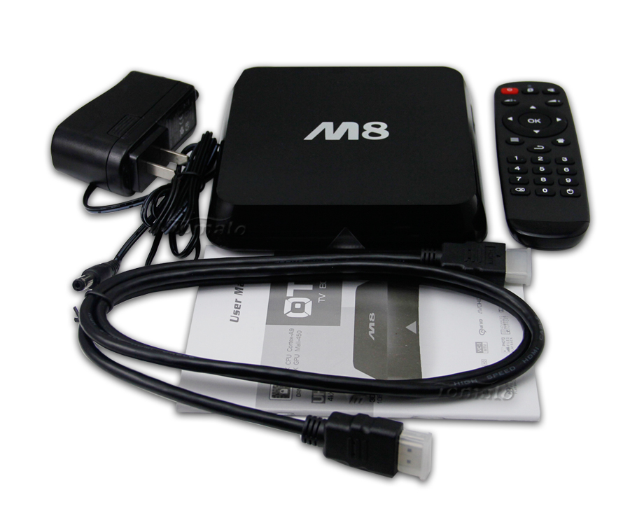 晨四核心 4 K 媒体播放器 M8 S802 Android 4.4 奇巧 4 K 媒体播放器支持 HDMI CEC 功能