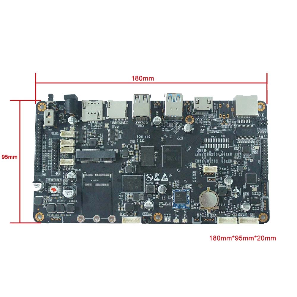 China Amlogic S922X Multimedia Network Player Intergrated Board manufacturer