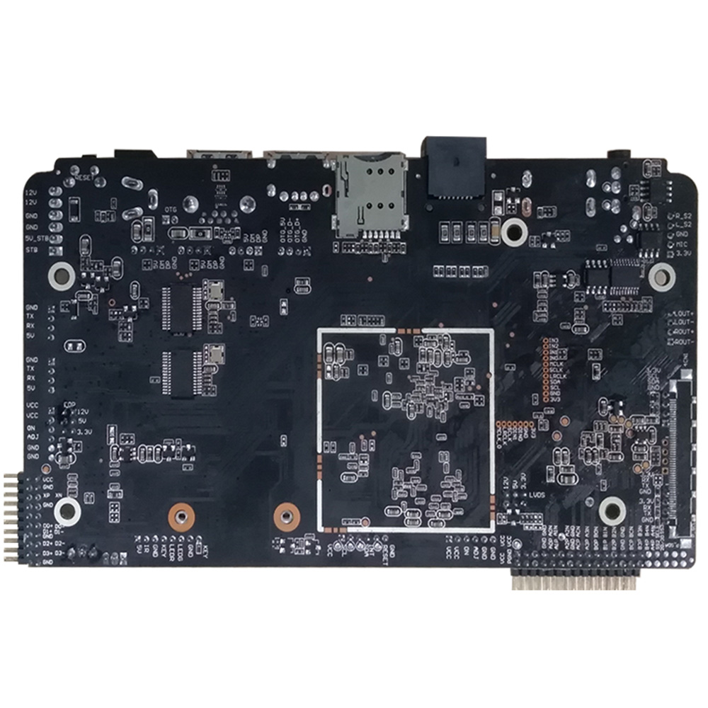 Amlogic S9222X四核Android 9.0 PCBA支持GPIO PCIe GPS LVDS RS232触摸屏EDP