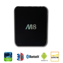 Çin Akıllı tv kutusu M8 S802 Android 4,4 dört çekirdekli TV kutusu tam XBMC dolu üretici firma