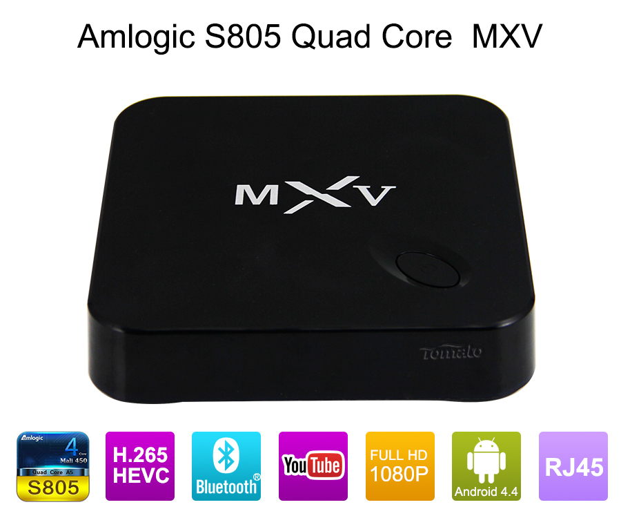 Smart TV Box Android Cody 15.2 Smart Android TV Frame Four Core Wifi MXV S805 Quad Core Auto TV Box