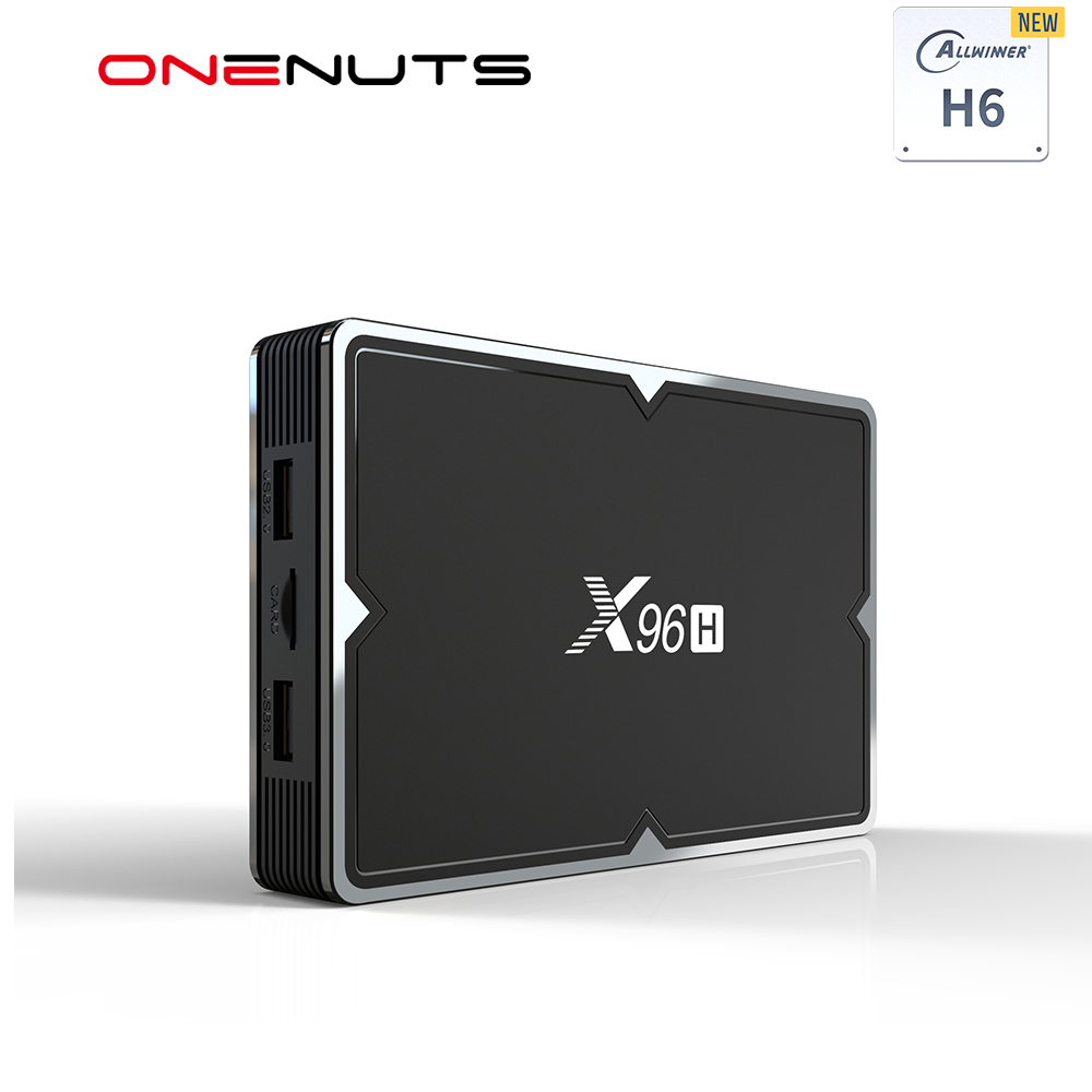 X96H Android 9.0 带 HDMI 输入 全志 H603 四核 64 位 ARM 四核 4GB 32GB 6K4K 电视盒