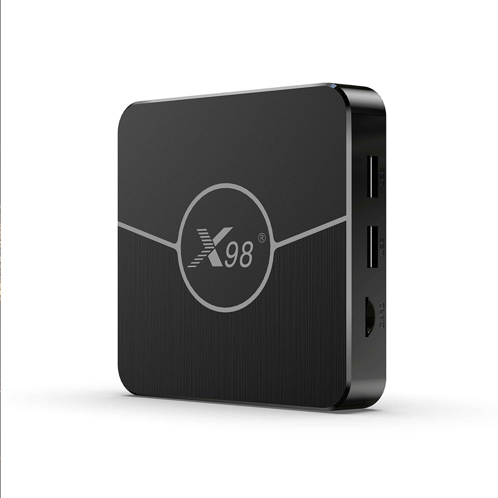 X98 Plus Android 11电视盒Amlogic S905W2 4GB RAM 32GB WiFi 2.4G 5G 4K AV1流媒体播放器
