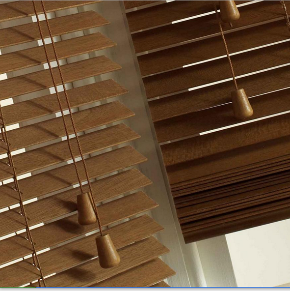Componentes de persianas de tilo a la venta, componentes de persianas de madera de álamo